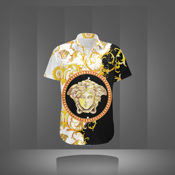 VERSACE BUTTON SHIRT Luxury – B9G-GCY-Max4700