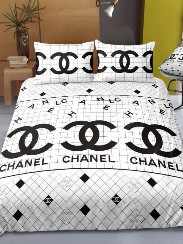 Chanel Premium Fashion Limited Luxury Brand Bedding Set Home Decor -Min00411