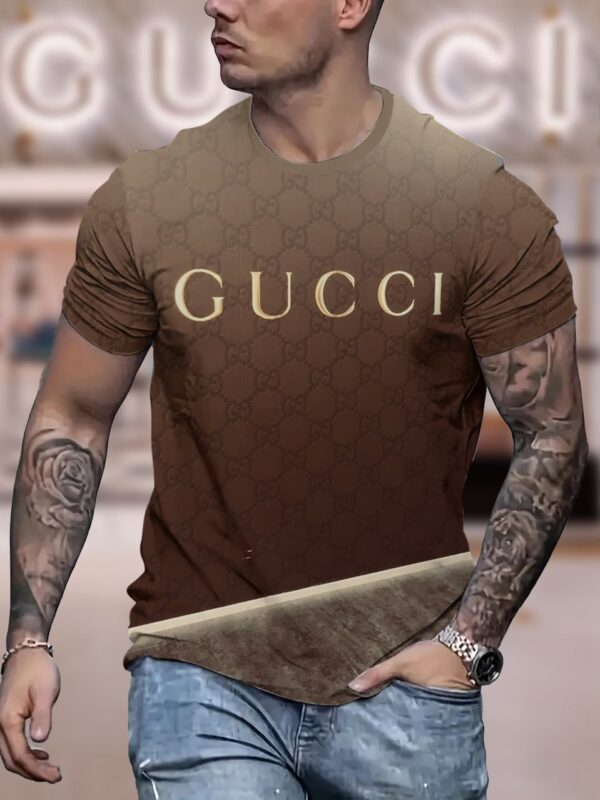 New 2025-  G  Luxury  Brand Premium T-Shirt Outfit For Men Women – Max011576