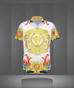 VERSACE BUTTON SHIRT Luxury – B9G-GCY-Max4709
