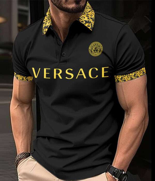 Limited Edition V**sace Polo Shirt For Men –  Max2407091577