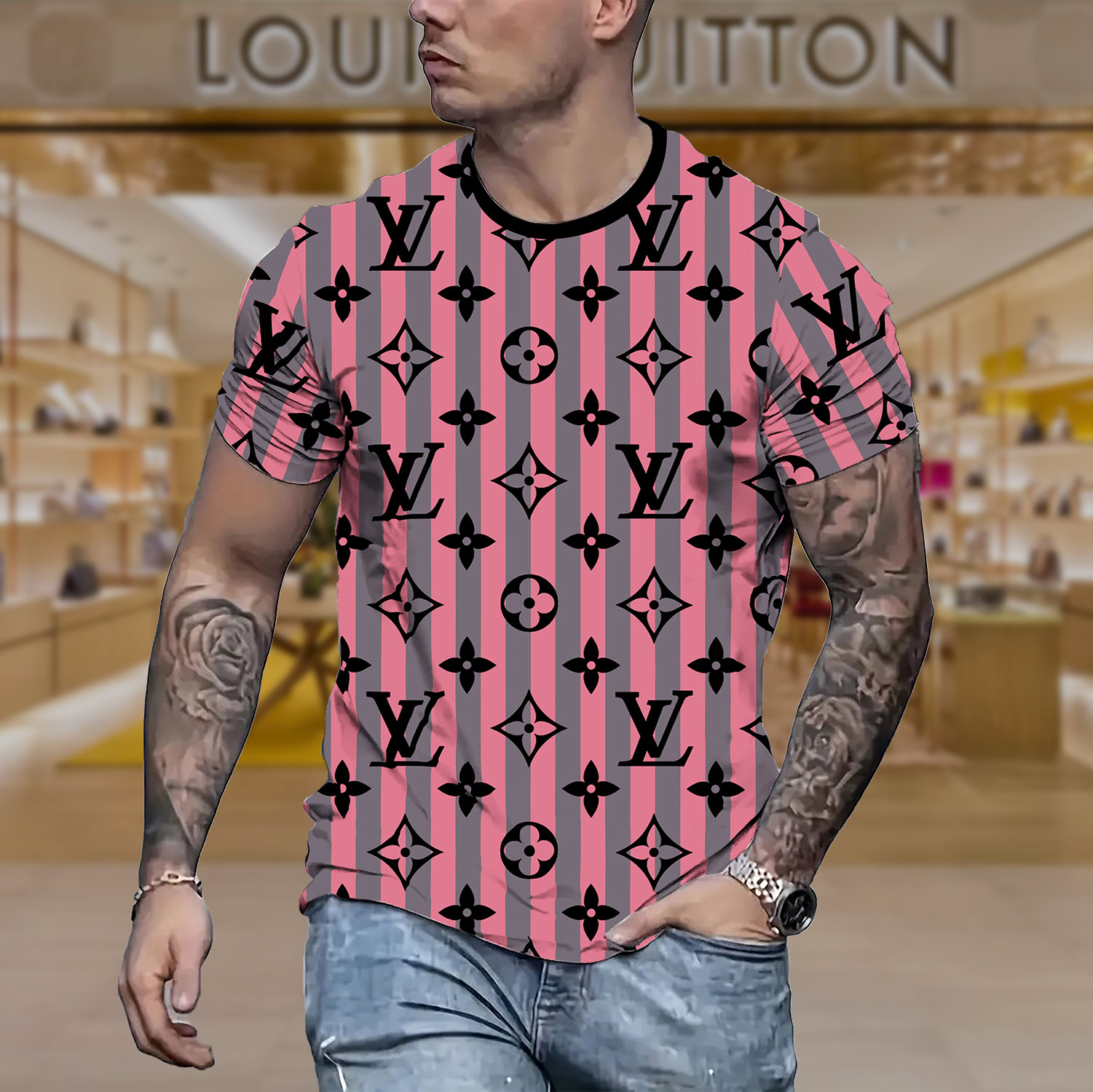L  Luxury Brand Premium T-Shirt Outfit For Men -Max011477