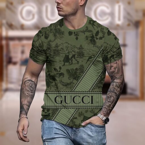 New 2025-  G  Luxury  Brand Premium T-Shirt Outfit For Men Women – Max011566