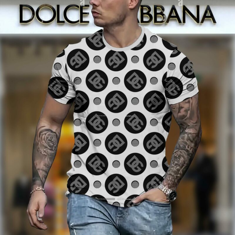 New 2025 – D Luxury Brand Premium T-Shirt Outfit For Men – Max012450