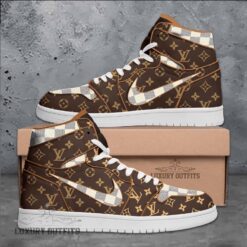 L.V High Air Jordan 1 Sneakers Shoes Hot 2023 Gifts Unisex -B9G-Max240524573