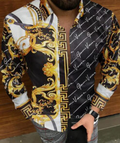 V -Luxury Long Sleeve Shirt CCY Max-Max07246