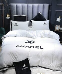 Chanel Premium Fashion Limited Luxury Brand Bedding Set Home Decor -Min00422