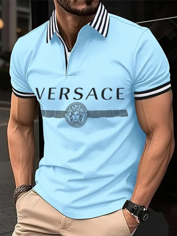 Limited Edition V**sace Polo Shirt For Men –  Max2407091555