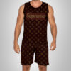 New 2025 – L Luxury Brand Premium Tanktop & Shorts Outfit For Men -Max012575