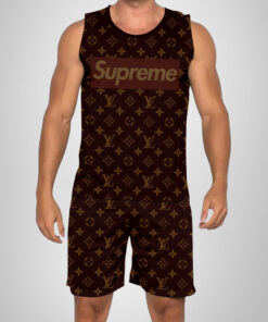 New 2025 – L Luxury Brand Premium Tanktop & Shorts Outfit For Men -Max012575