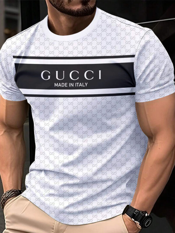 New 2025-  G  Luxury  Brand Premium T-Shirt Outfit For Men Women -CHIC5140109