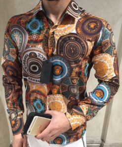 V -Luxury Long Sleeve Shirt CCY Max-Max07242