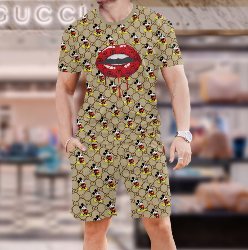 2025 – Set G Tracksuit T-shirt & Shorts –   – Max012059
