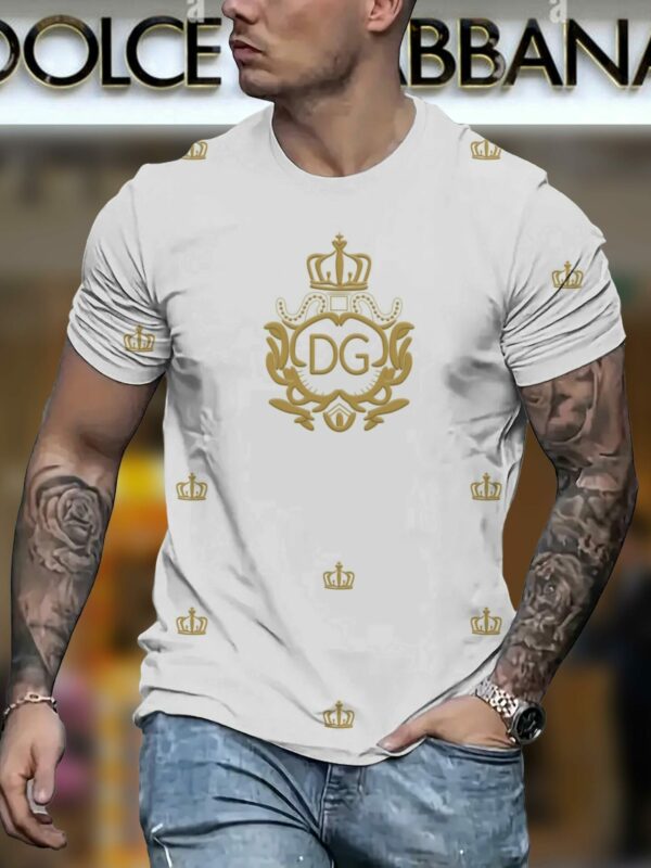 New 2025 – D Luxury Brand Premium T-Shirt Outfit For Men – Max012435