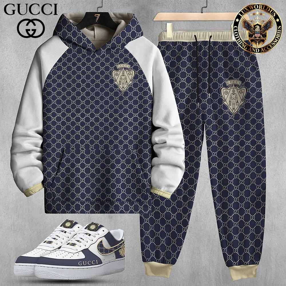 New 2025,G  G Limited Edition Set Hoodie & Pants Match AF1 Sneaker – Max2408253576