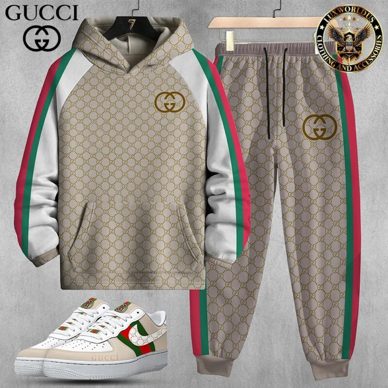 New 2025,G  G Limited Edition Set Hoodie & Pants Match AF1 Sneaker – Max2408253577