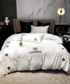 Chanel Premium Fashion Limited Luxury Brand Bedding Set Home Decor -Min00444