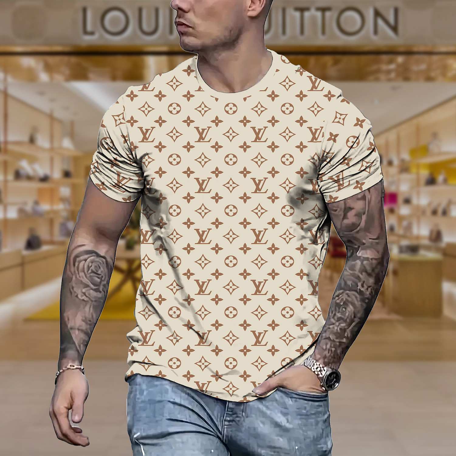 2025 – L  Luxury Brand Premium T-Shirt Outfit For Men -Max011460