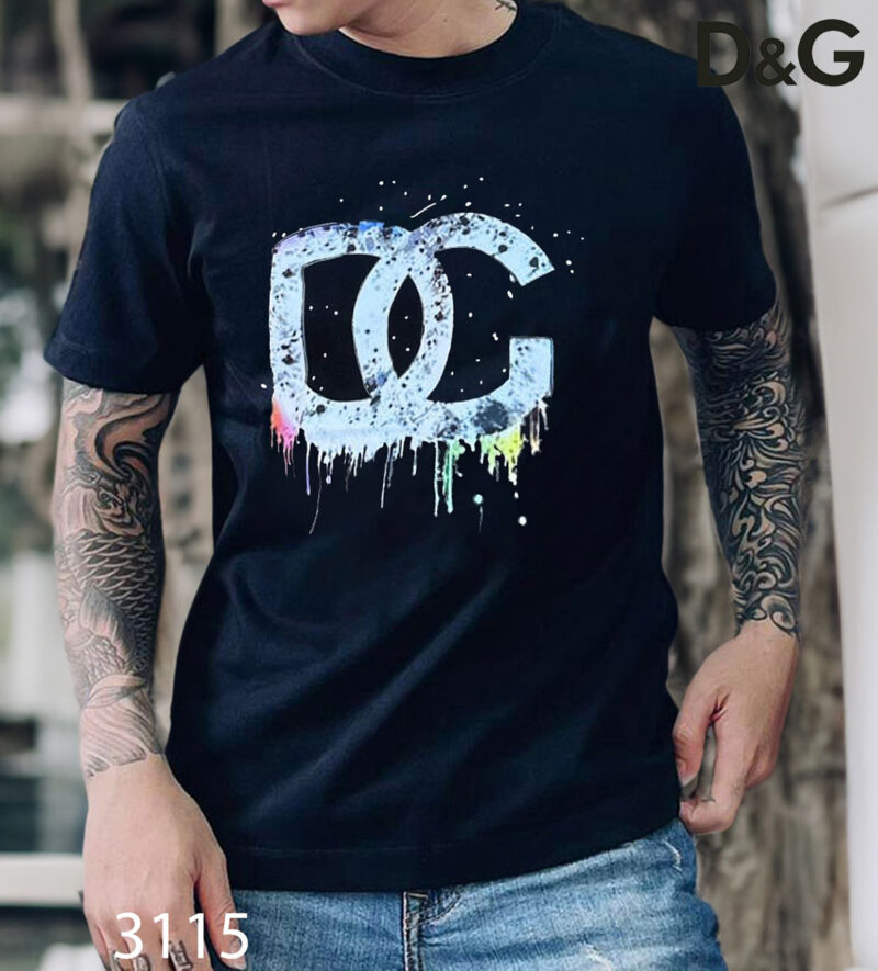 New 2025 – D Luxury Brand Premium T-Shirt Outfit For Men -Max012540