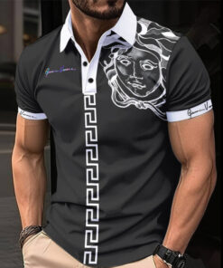 Limited Edition V**sace Polo Shirt For Men –  Max2407091571