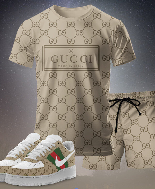 New 2025 – Set G Tracksuit  Air Force 1 & T-shirt & Shorts – chic210401