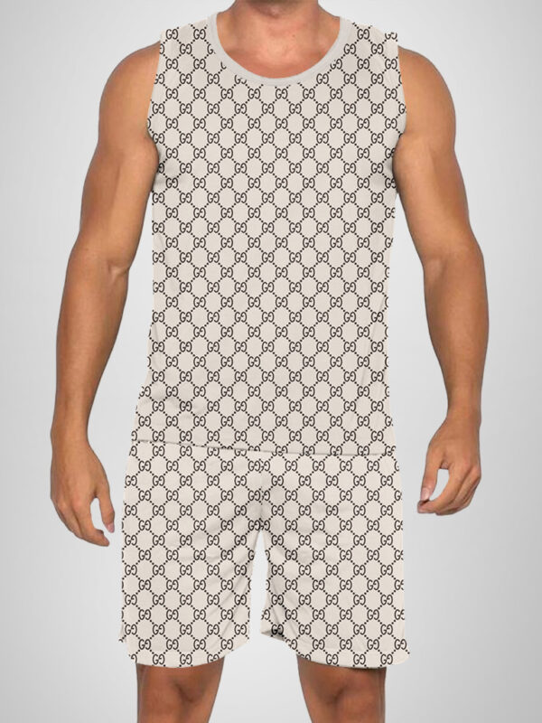 New 2025 -G Luxury Brand Premium Tanktop & Shorts Outfit For Men -Max012617