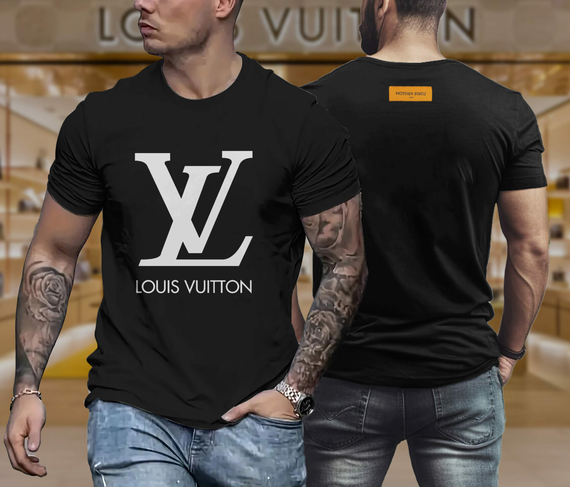 L  Luxury Brand Premium T-Shirt Outfit For Men -Max011533