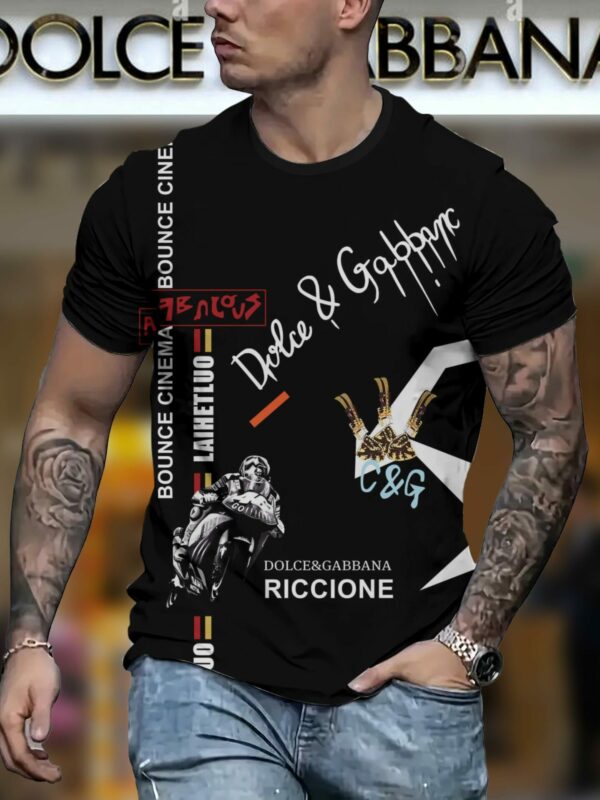 New 2025 – D Luxury Brand Premium T-Shirt Outfit For Men – Max012424