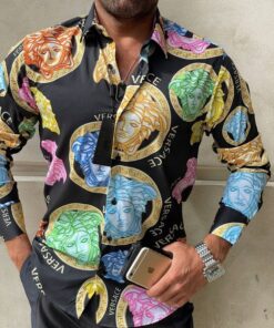 V -Luxury Long Sleeve Shirt CCY Max-Max07235