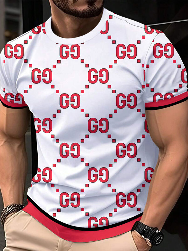 New 2025-  G  Luxury  Brand Premium T-Shirt Outfit For Men Women – Max2408263740