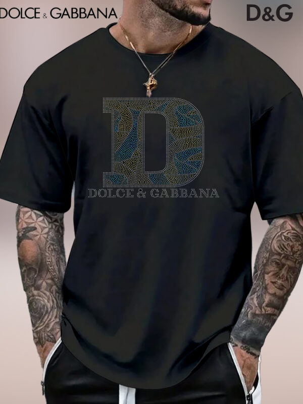 New 2025 – D Luxury Brand Premium T-Shirt Outfit For Men -Max012677