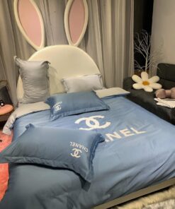 Chanel Premium Fashion Limited Luxury Brand Bedding Set Home Decor -Min00483