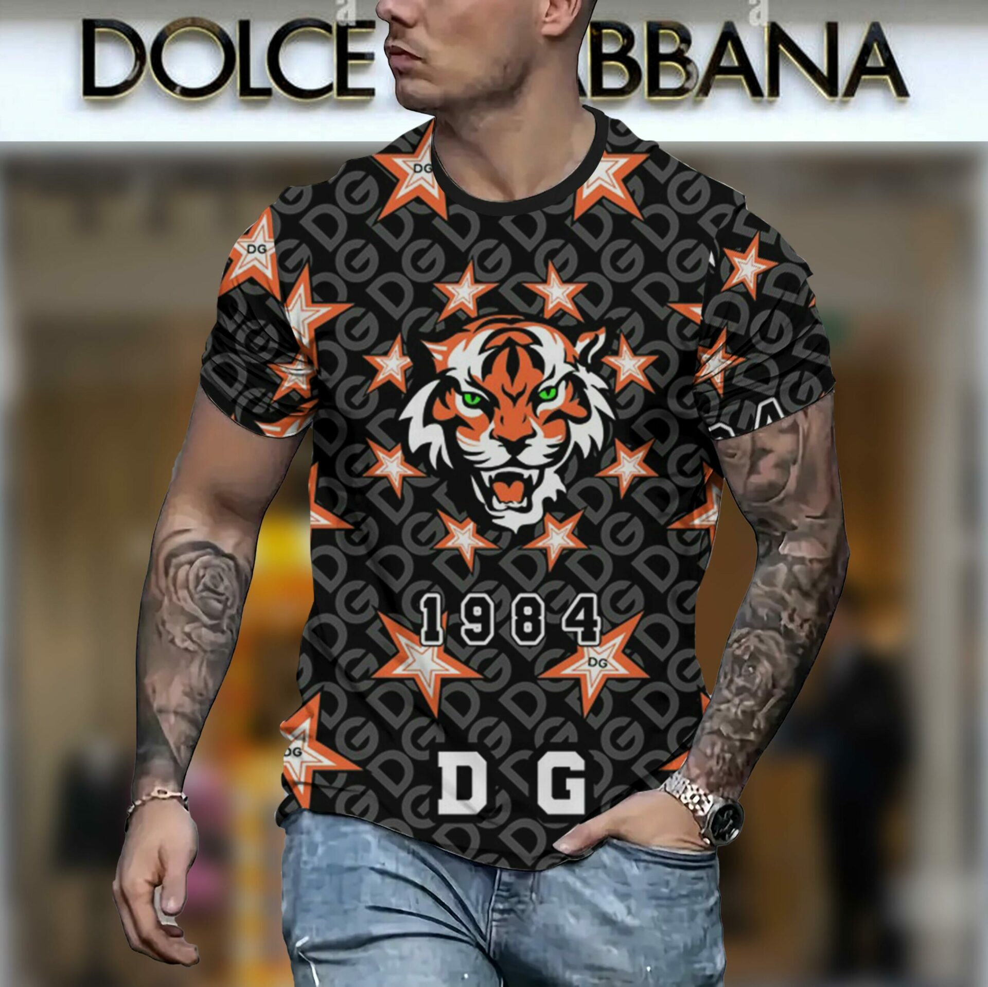 New 2025 – D Luxury Brand Premium T-Shirt Outfit For Men – Max012459