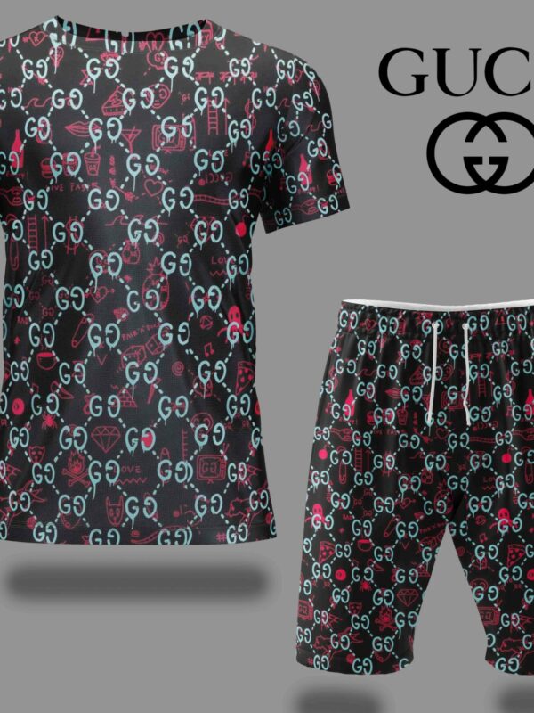 2024 – Set G Tracksuit T-shirt & Shorts –   – Max02940