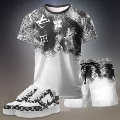 New 2025 – Set L Tracksuit  Air Force 1 & T-shirt & Shorts -win19431