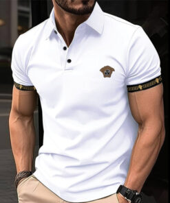 Limited Edition V**sace Polo Shirt For Men –  Max2407091578