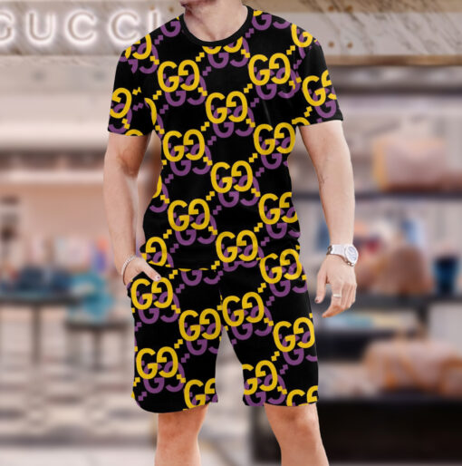 2025 – Set G Tracksuit T-shirt & Shorts –   – Max012056