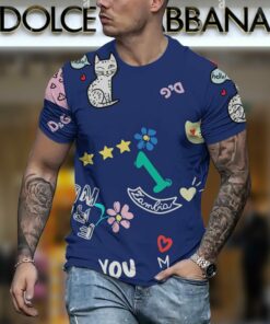 New 2025 – D Luxury Brand Premium T-Shirt Outfit For Men – Max012458