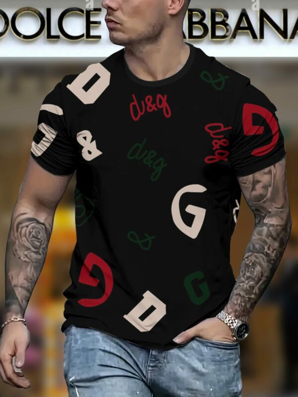 New 2025 – D Luxury Brand Premium T-Shirt Outfit For Men – Max012455