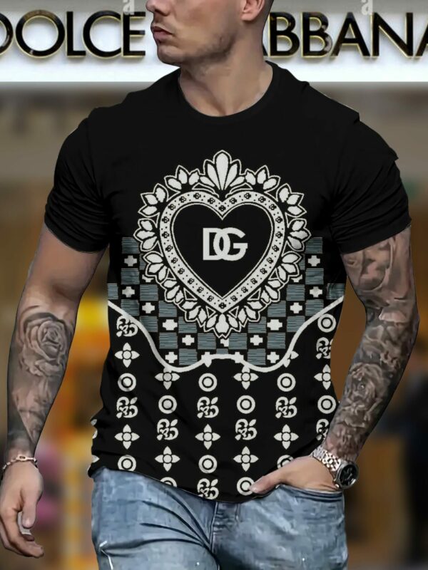 New 2025 – D Luxury Brand Premium T-Shirt Outfit For Men – Max012461