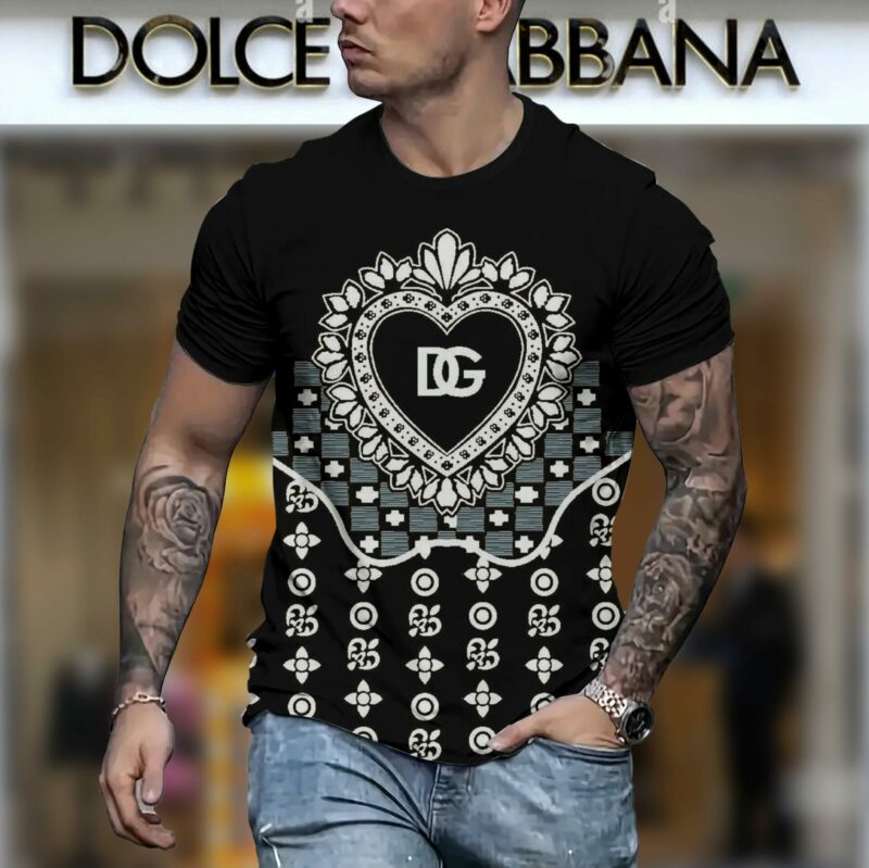 New 2025 – D Luxury Brand Premium T-Shirt Outfit For Men – Max012461