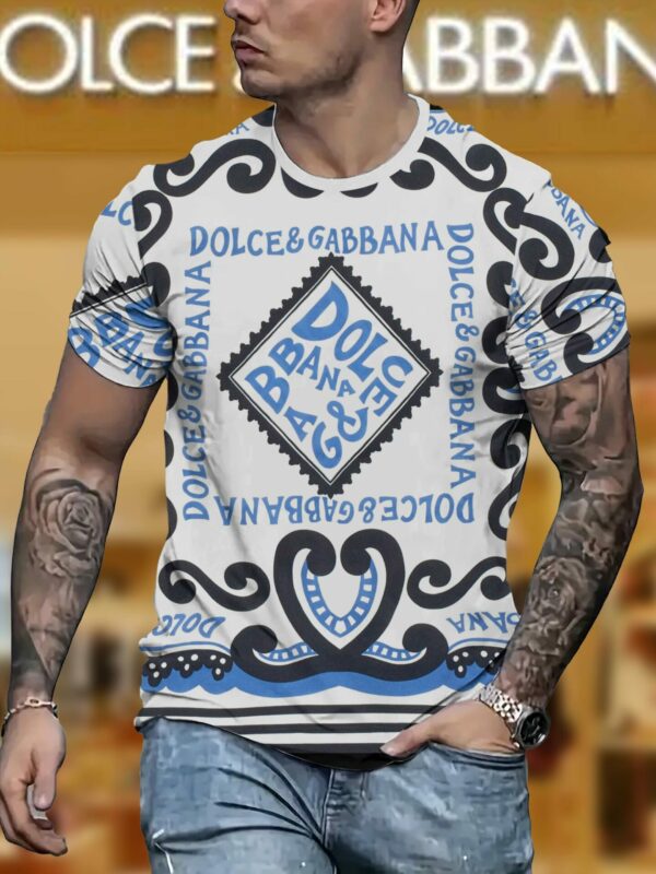 New 2025 – D Luxury Brand Premium T-Shirt Outfit For Men – Max012482