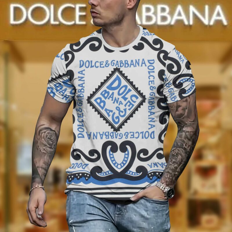 New 2025 – D Luxury Brand Premium T-Shirt Outfit For Men – Max012482