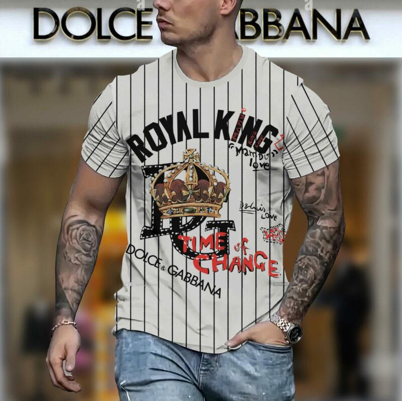 New 2025 – D Luxury Brand Premium T-Shirt Outfit For Men – Max012404