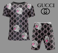 2024 – Set G Tracksuit T-shirt & Shorts –   – Max02954