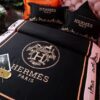 Hermes Limited Luxury Brand Bedding Set Home Decor – Max010068