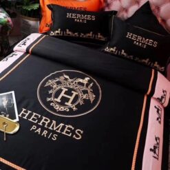 Hermes Limited Luxury Brand Bedding Set Home Decor – Max010068