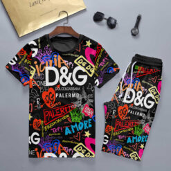 2025 – Set G Tracksuit T-shirt & Shorts –   – TU24052909