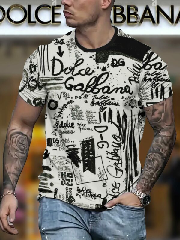 New 2025 – D Luxury Brand Premium T-Shirt Outfit For Men – Max012406