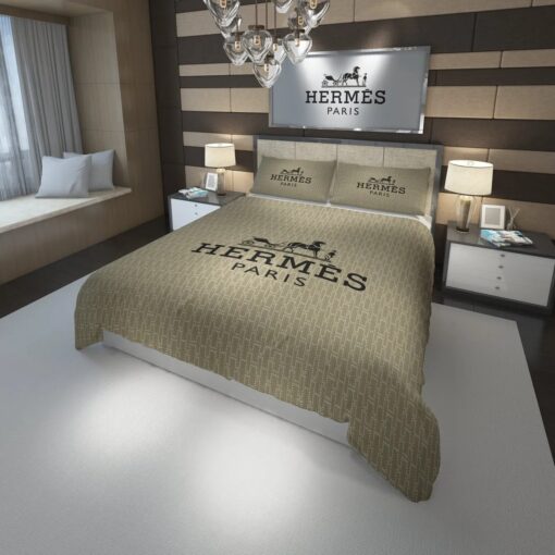 Hermes Limited Luxury Brand Bedding Set Home Decor – Max010110